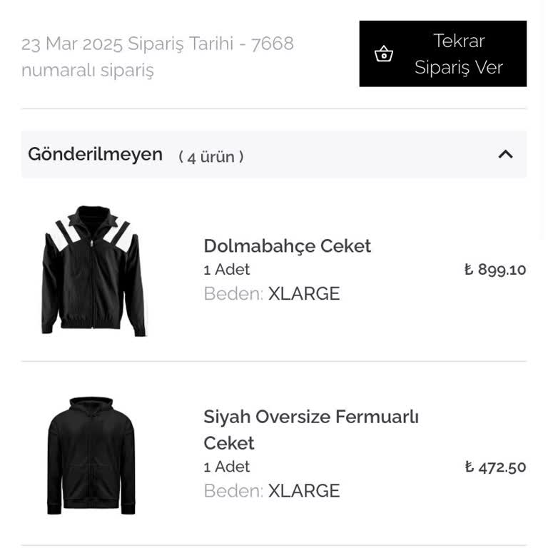 Siparişim Bir Ayı Geçkin Süredir Kargoya Verilmedi, Müşteri Açıklamaları Yetersiz