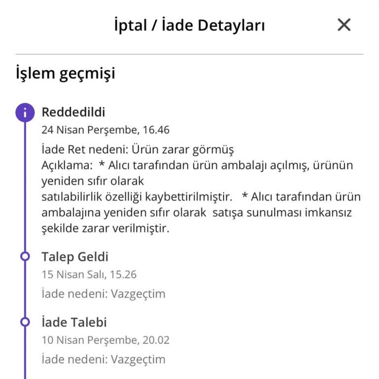 Kutu Açıldığı Gerekçesiyle Haksız İade Reddi Ve Fatura Teslim Edilmemesi Mağduriyeti