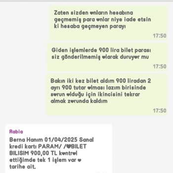 Obilet'ten Alınan Biletin Aktif Olmaması Ve Para İadesi Sorunu