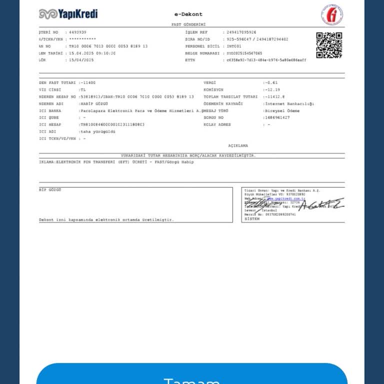 TP Petrolleri Pro Adına Yapılan Para Transferi Sonrası Tehdit Ve Para İadesi Sorunu