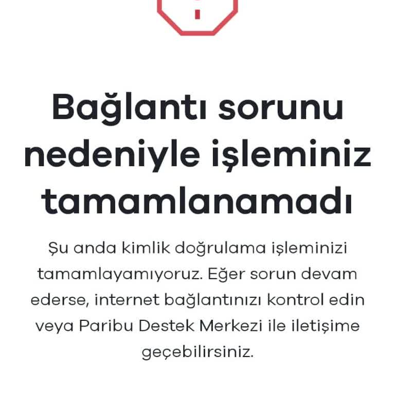 Kimlik Doğrulama Sorunu Nedeniyle Hesap İşlemlerine Erişemiyorum