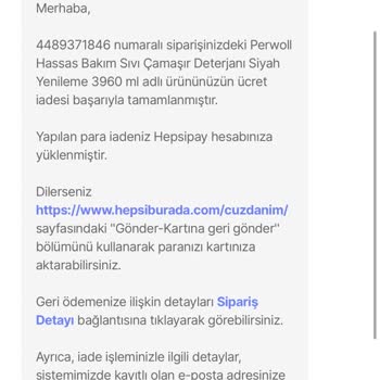 Hepsiburada'da Eksik Ücret İadesi Ve İlgisiz Müşteri Hizmetleri Mağduriyeti