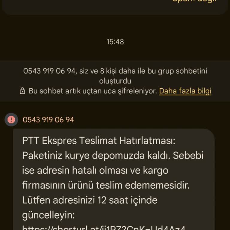 Kişisel Bilgilerimin İzinsiz Kullanımı Ve Sahte Mesajlar Hakkında Şikayet