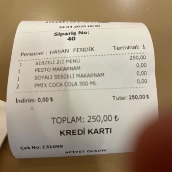 Pestolu Makarnamdan Saç Teli Çıktı Personel İlgisizdi