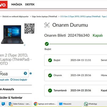 Lenovo ThinkPad Arızaları Sonrası Değişim Yerine Yetersiz Para İadesi Mağduriyeti