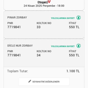 Bilet İptali İçin Yeterli Destek Sağlanmadı