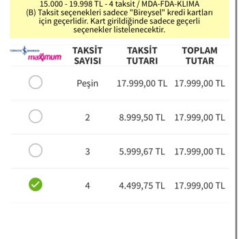 Aldatıcı Taksit Bilgisi Ve Yetersiz Müşteri Desteği