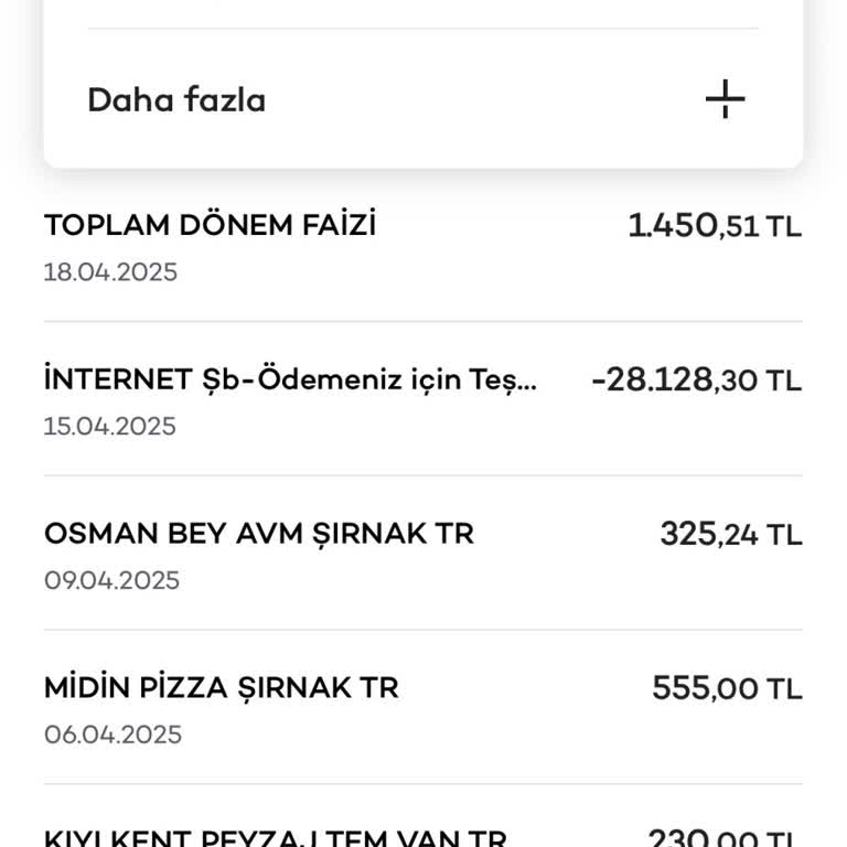 Ekstrede Yüksek Faiz Tutarının Açıklanmasını Talep Ediyorum