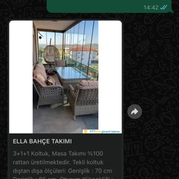 Ödeme Yapılan Bahçe Mobilyası Gönderilmedi, İade Talebim Reddedildi