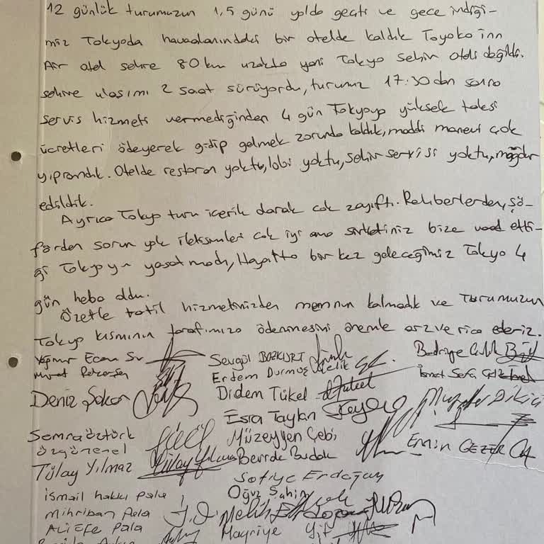 Tokyo Yerine Narita Otelinde Kalmak Zorunda Bırakıldık Turda Mağduriyet Yaşadık