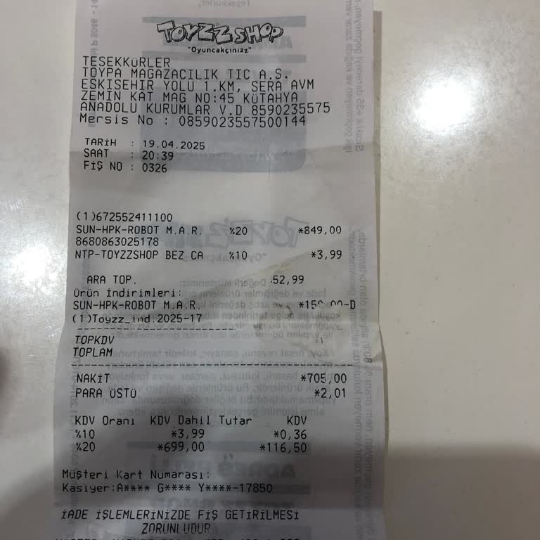 Kusurlu Oyuncak Ve İlgisiz Mağaza Personeli Şikayeti