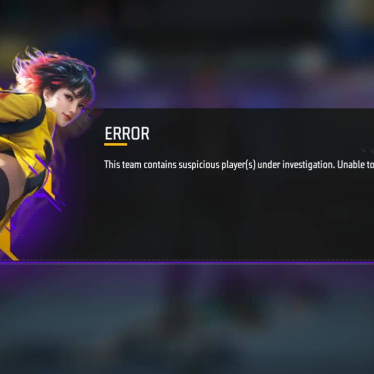 Garena Free Fire Blocked My Team Due to a Suspicious Player - I Need Help!