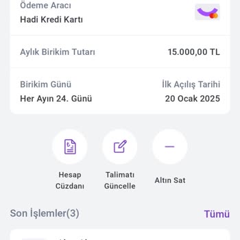 Talimatla Altın Alımı Gerçekleşmedi, Mağduriyet Yaşadım