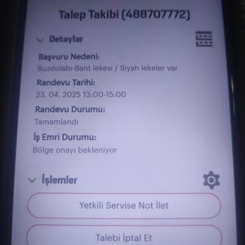 Garantili Arçelik Buzdolabımda Çıkmayan Lekeler Ve Servis Mağduriyeti