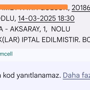 Otobüs Bileti İptalinde 45 Gündür Ücret İadesi Yapılmadı