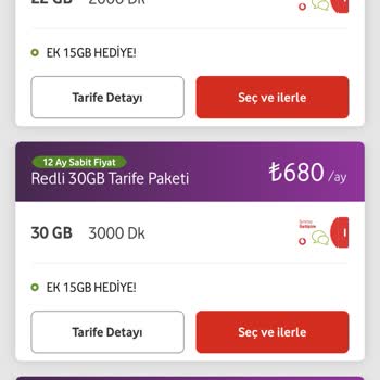Vodafone Fatura ve Tarife Politikaları Hakkında Şikayet
