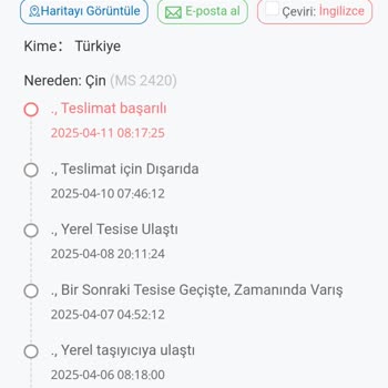 Sipariş Verdiğim Çantalar İki Aydır Teslim Edilmedi Ve Takip Numarası Sahte Çıktı
