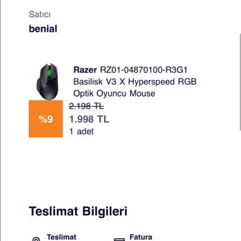 Bir Ayda Bozulan Mouse İçin 3 Katı Masraf İstediler