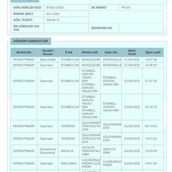 Yanlış Yönlendirilen Kargo Nedeniyle Teslimat Gecikmesi Ve Yetersiz Bilgilendirme