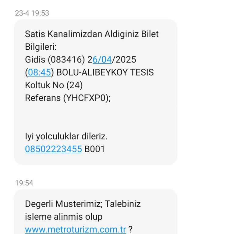 Bilet Saatim Değişti, Son Dakikada Bilgi Verilmedi