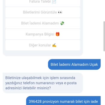 Obilet Uygulamasında İade Sözü Tutulmadı Mağduriyet Yaşadım