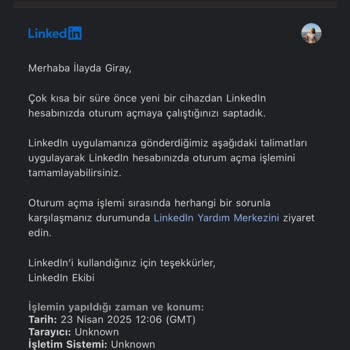 LinkedIn Hesabım Ele Geçirildi, Acil Yardım Bekliyorum