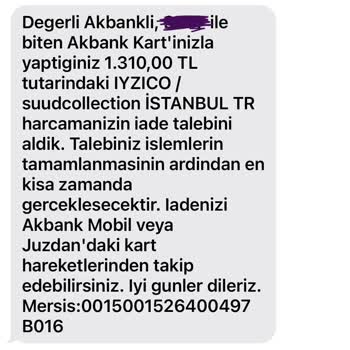 İade Tutarı Eksik Yatırıldı, Mağduriyetimin Giderilmesini İstiyorum