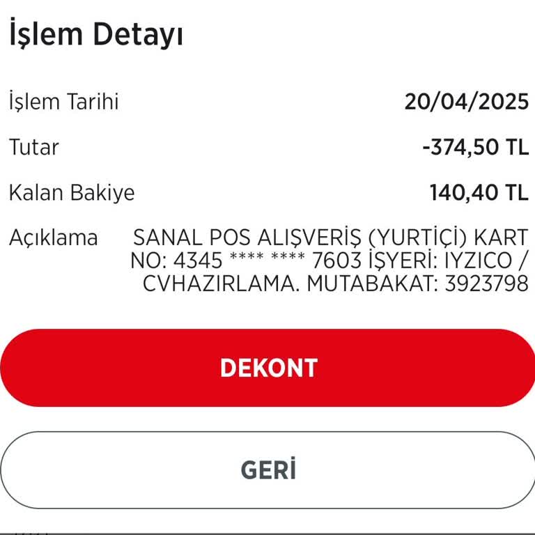 Hesabımdan İzinsiz Para Çekildi, Acil Çözüm Bekliyorum