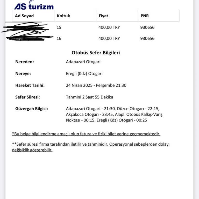 Bilet Satışı Ve Kötü Hizmet Mağduriyeti