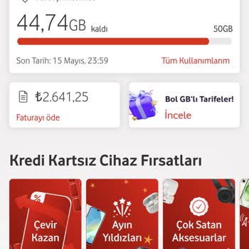 Ek Paket Ücreti Ve Fatura Hakkında Şikayetim Var