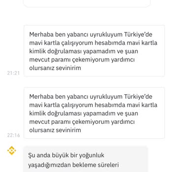 Mavi Kart İle Kimlik Doğrulama Sorunu Ve Hesaba Erişim Engeli