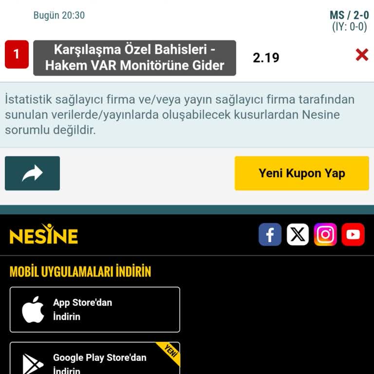 Bahis Kuponumun Haksız Şekilde Geçersiz Sayılması Ve Mağduriyetim