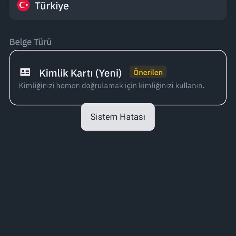 Kimlik Doğrulama Ödülünde Sistem Hatası Mağduriyeti