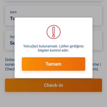 SunExpress Online Check-in Sorunu Ve Uçuş Mağduriyeti