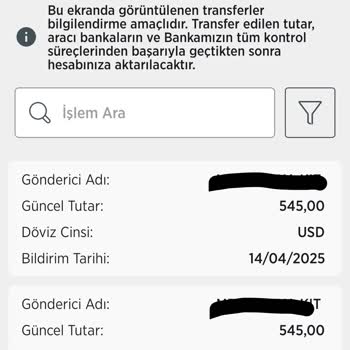 Yurt Dışı Para Transferim 10 Gündür Hesabıma Geçmedi