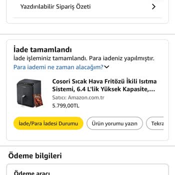 Para İadesi Yapılmadı, Müşteri Hizmetlerine Ulaşamıyorum