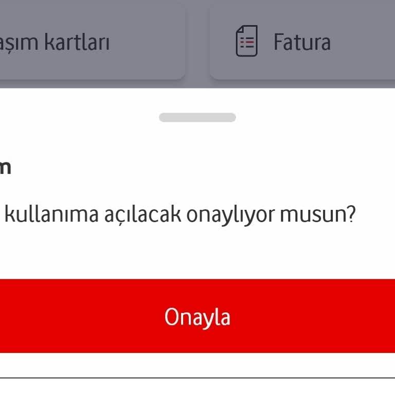 Telefon Numarası Güncellenmediği İçin Vodafone Pay Hesabına Erişim Sorunu