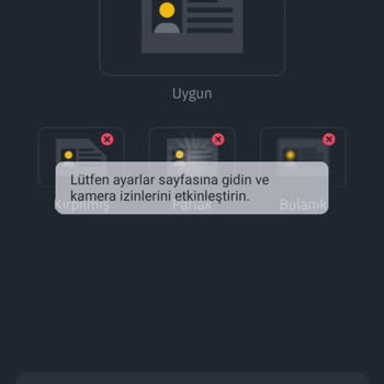 Kimlik Doğrulama Sorunu Ve Kamera Erişimi Problemi