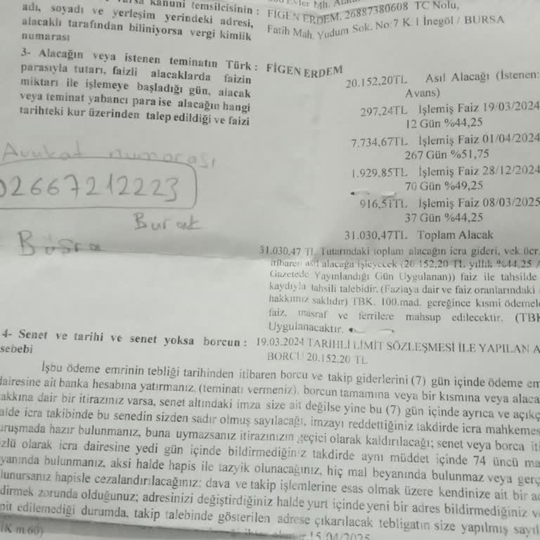 Haksız Faiz İşlemi Ve İcra Takibi Nedeniyle Mağduriyet Yaşadım