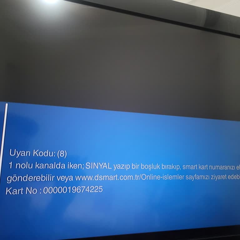 Satın Aldığım DSmart Uydu Alıcısının Sinyali Keyfi Olarak Kesildi!