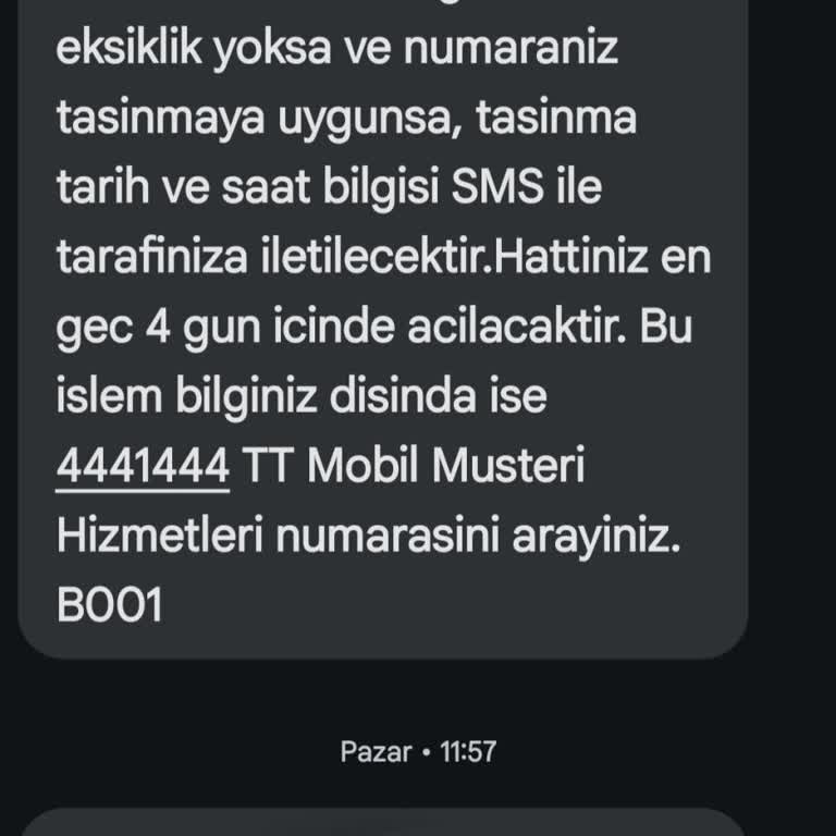 Türk Telekom Numara Taşıma Sürecinde Sim Kart Ve Bilgi Hataları Nedeniyle Mağduriyet