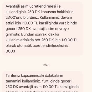 İzinsiz Aşım Paketi Ve Haksız Ücretlendirme Sorunu