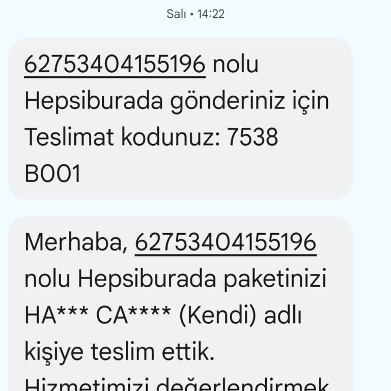 Hepsijet Kuryesinin Kapıya Bırakıp Teslimat Kodu İstemesi Ve İlgisizliği