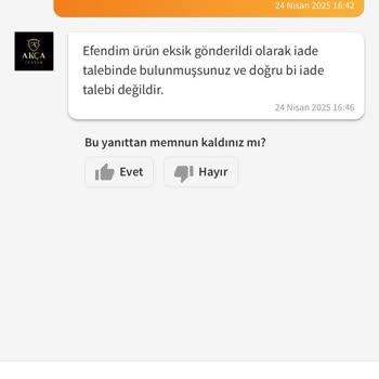 Trendyol Ve Akça Center Arasında İade Mağduriyeti Ve Yanıltıcı Ürün İsmi