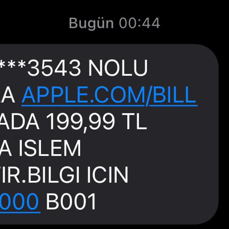 Apple.com Üzerinden İzinsiz Kredi Kartı Çekimi Ve Para İadesi Talebi
