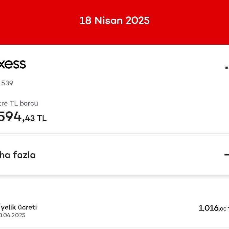 Akbank'tan Kesilen Yıllık Kart Aidatının İadesini Talep Ediyorum