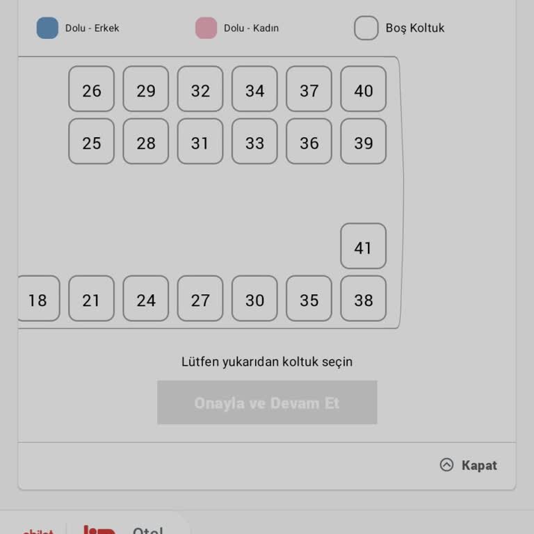 Yanlış Koltuk Bilgisiyle Yolcular Mağdur Ediliyor