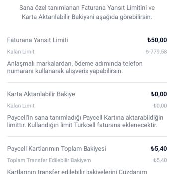 Paycell Limitimin Sürekli Düşürülmesinden Ve Haksız Kesintilerden Şikayetçiyim