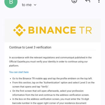 Binance TR'de Kimlik Doğrulama Sonrası Hesabım Kapatıldı Ve Destek Yanıt Vermiyor