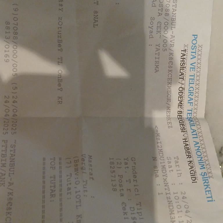 PTT Şubesinde Kart Olmadan İşlemde Gizli Masraf Şoku